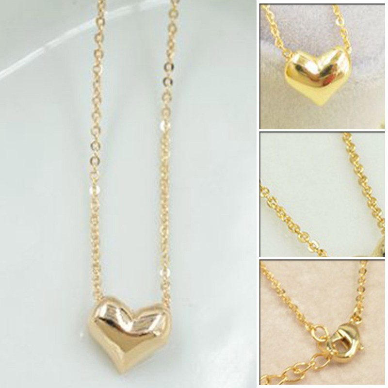 Vòng cổ hình trái tim nhỏ thiết kế thanh lịch 21680