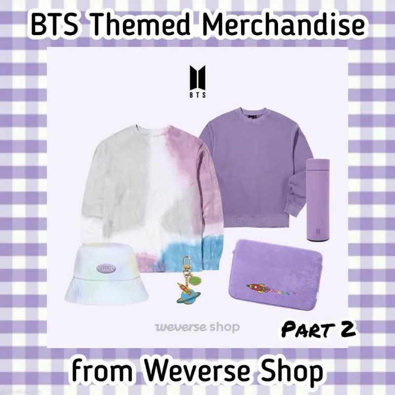 BTS THEMED MERCH, BỘ SƯU TẬP ĐỒ WEVERSE SHOP (Official / sẵn)