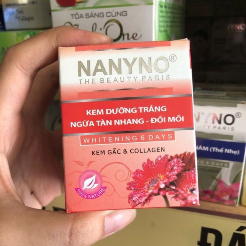 Kem dưỡng trắng Ngừa tàn nhang Đồi mồi NANYNO 10g đủ giấy hóa đơn