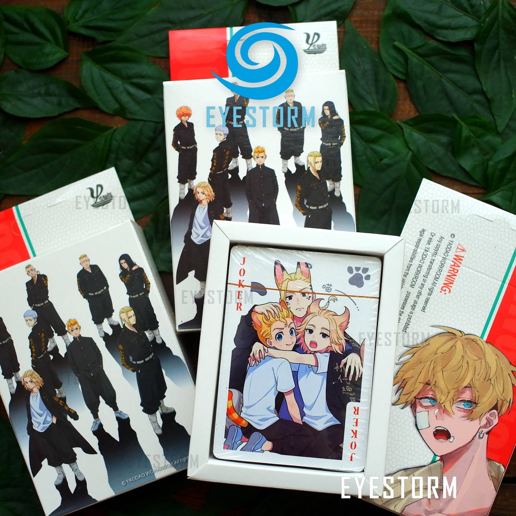 Bài tây anime Tokyo Revengers - Kịch Trường Của Takemichi, tú lơ khơ, manga - Poker YW - 54 lá