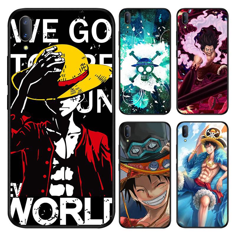 Ốp điện thoại in hình One Piece cho Vivo Y1s U10 Y11 Y15 Y17 Y12 S1 V15 Pro Y19 Y91 Y91C Y91i Y93 Y95
