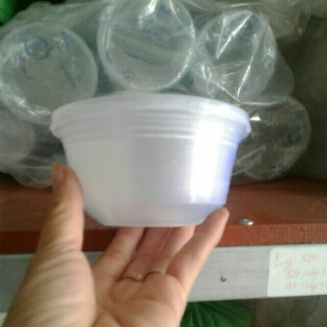 Thố chè nhựa - 1 lốc