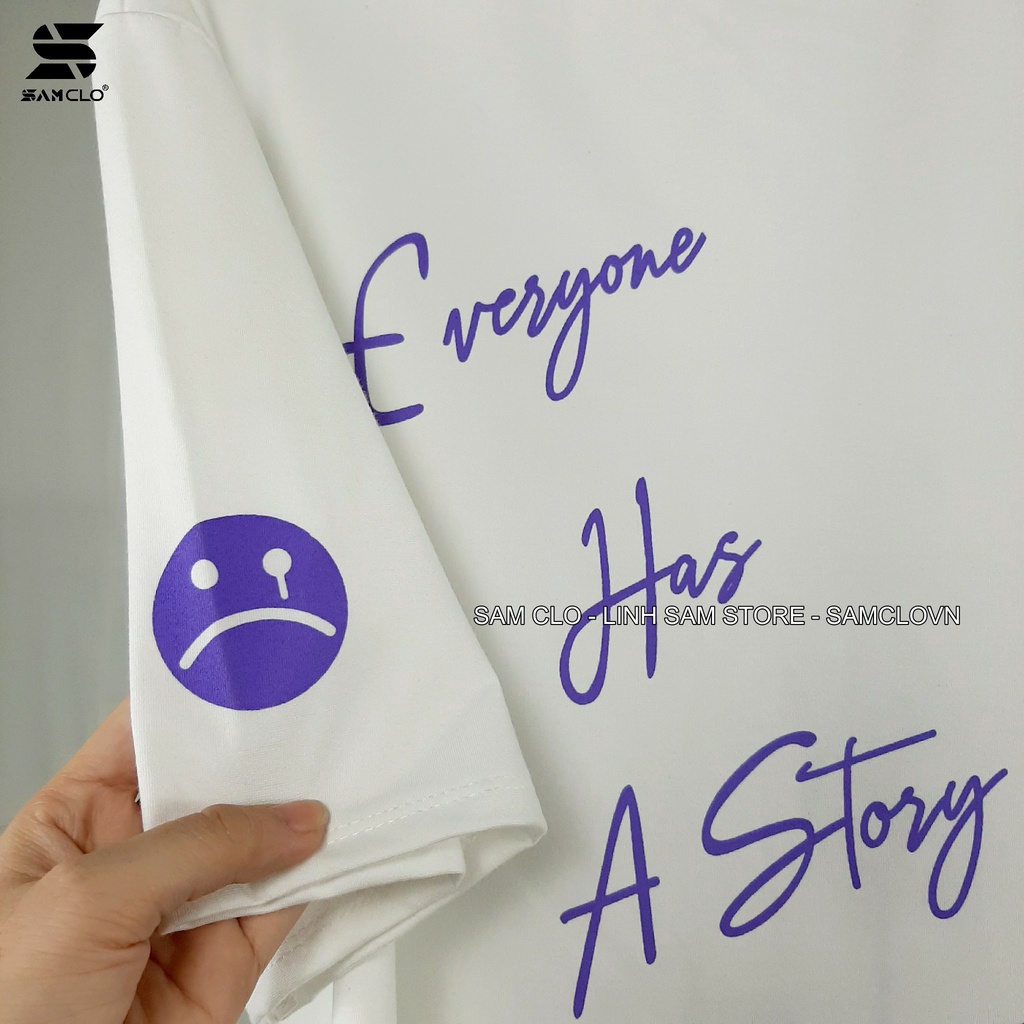 Áo thun nữ tay lỡ SAM CLO freesize phông form rộng dáng Unisex - áo lớp, nhóm, couple in ICON chữ sadboiz | BigBuy360 - bigbuy360.vn
