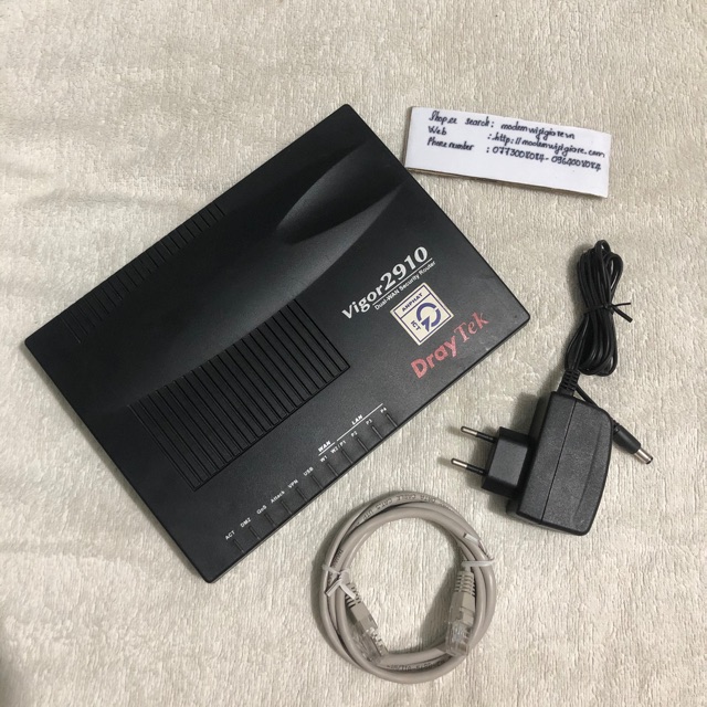 Draytek Vigor 2910 dual-wan security firewall hàng qua sử dụng, nguyên zin, ngoại hình đẹp.