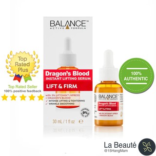 Tinh Chất Làm Đầy Nếp Nhăn, Căng Da Mặt Mà Không Cần Thẩm Mỹ - Balance Active Formula Dragon’s Blood Lifting Serum 30ml