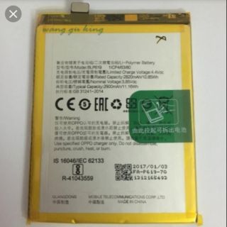 Pin oppo A57 _ BLP 619  zin bảo hành 6 tháng đổi mới