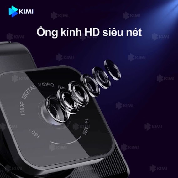 Camera hành trình K10 tích hợp GPS-WIFI, quay trước sau kiêm lùi, chất lượng full HD 1080P | ĐẠI VIỆT AUTO