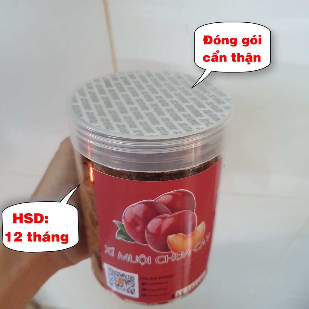 Xí muội chua cay 450g TALAD FOOD, đồ ăn vặt Sài Gòn, ngon và rẻ