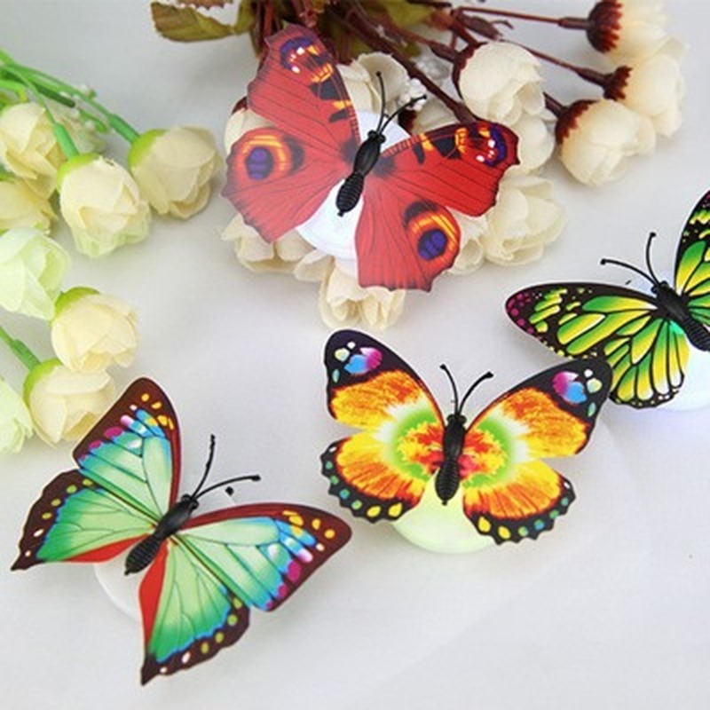 Đèn Ngủ LED Trang Trí Hình Bướm Xinh Xắn