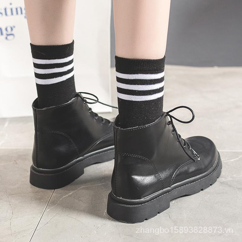 DR. MARTENS Giày Bốt Da Cổ Cao Thời Trang Cho Nữ Djp2 2019