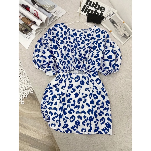 VÁY BEO XANH THÔ ĐŨI