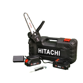 Máy cưa xích mini 1200w xài pin Hitachi trang bi 2 pin 10 cell lam 6inch