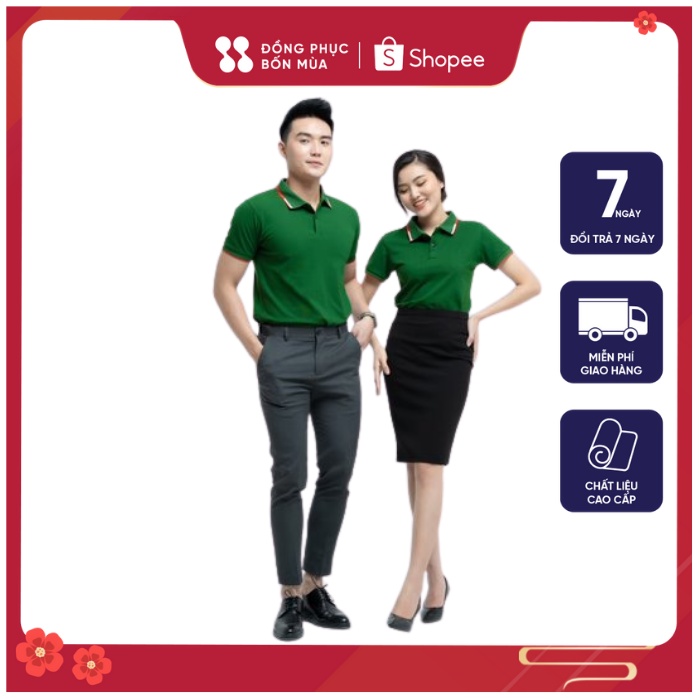 Áo Polo Nam / Nữ cổ bẻ thun basic cộc tay vải cá sấu cotton phong cách trẻ trung chuẩn form n đủ size sẵn hàng