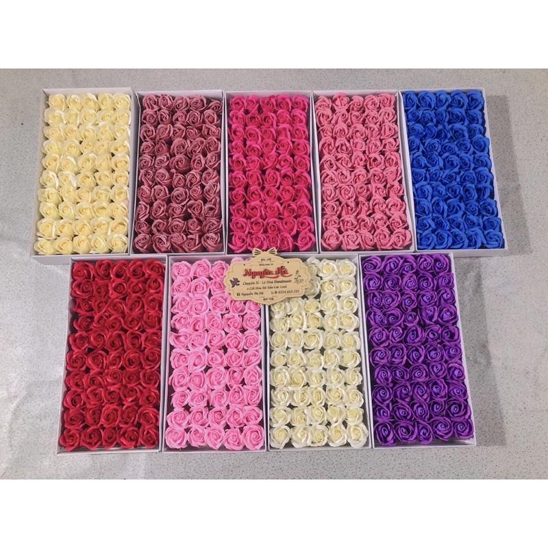Hoa sáp 3 lớp hàng trung loại đẹp