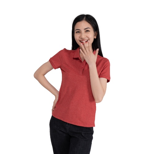 Áo Polo YODY Nữ Cotton malange sợi xe APN4142