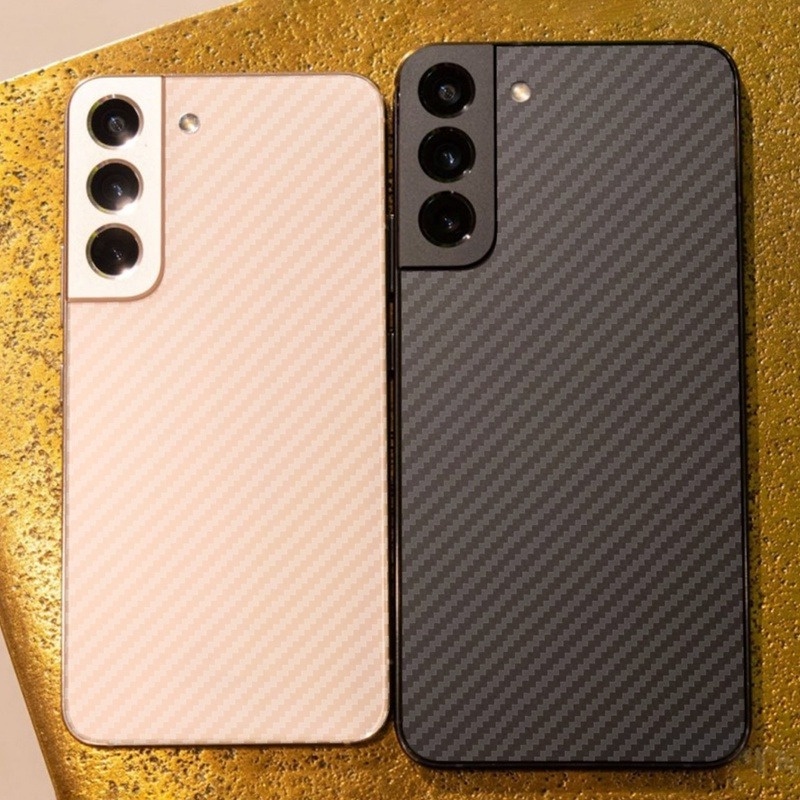 Miếng Dán Bảo Vệ Mặt Lưng Bằng Sợi Carbon 3D Chống Trầy Chống Dấu Vân Tay Cho Samsung Galaxy S22 S22Plus Ultra