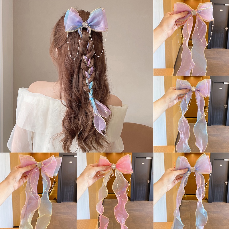 ✨✨Kẹp tóc thắt nơ thời trang hàn quốc