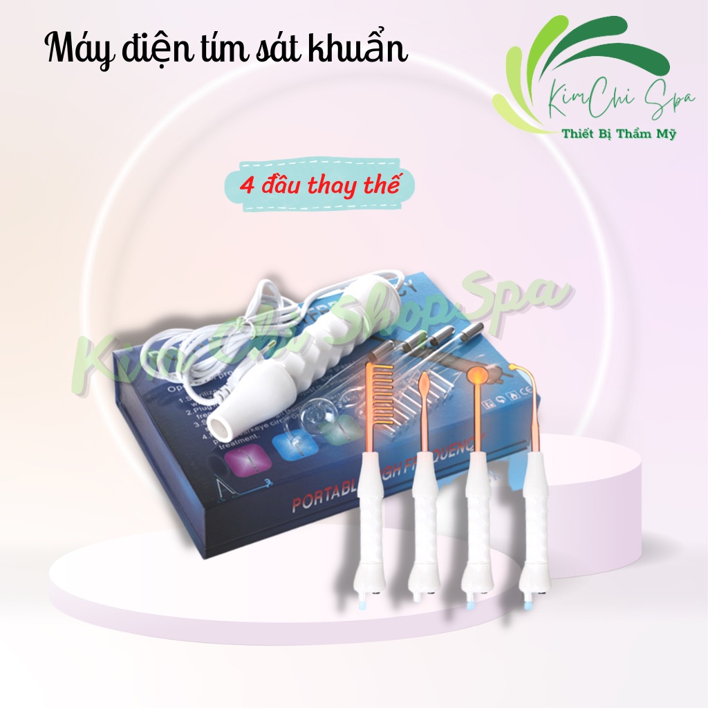 Máy điện tím sát khuẩn sau khi nặn mụn