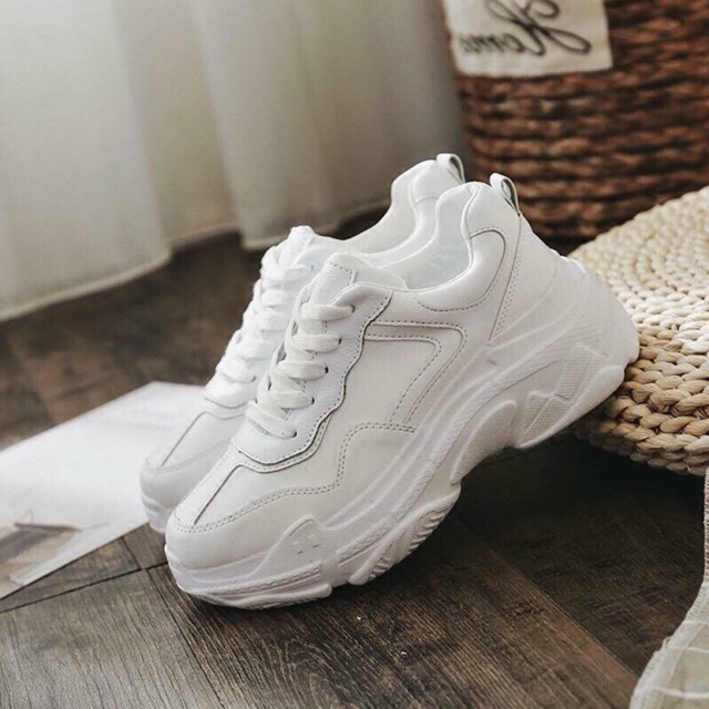 Giày Sneaker thể thao nữ mới nhất 2018- Trắng 37