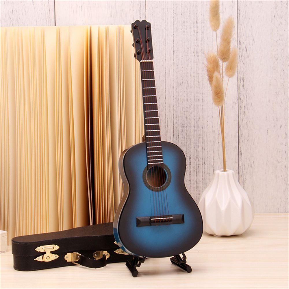 Mô hình đàn guitar MMULCK 10cm trang trí nhà búp bê