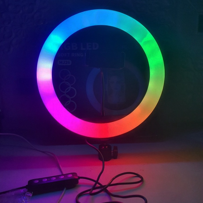 Đèn Live stream led RGB hiệu ứng nhiều màu quay phim Tik tok - T0125