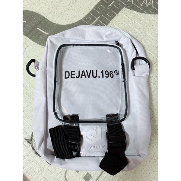 Túi đeo chéo 🦋 DEJAVU túi đeo chéo đeo vai cho nam và nữ chất vải Canvas dáng Unisex 2 màu vải cứng giữ form túi đẹp