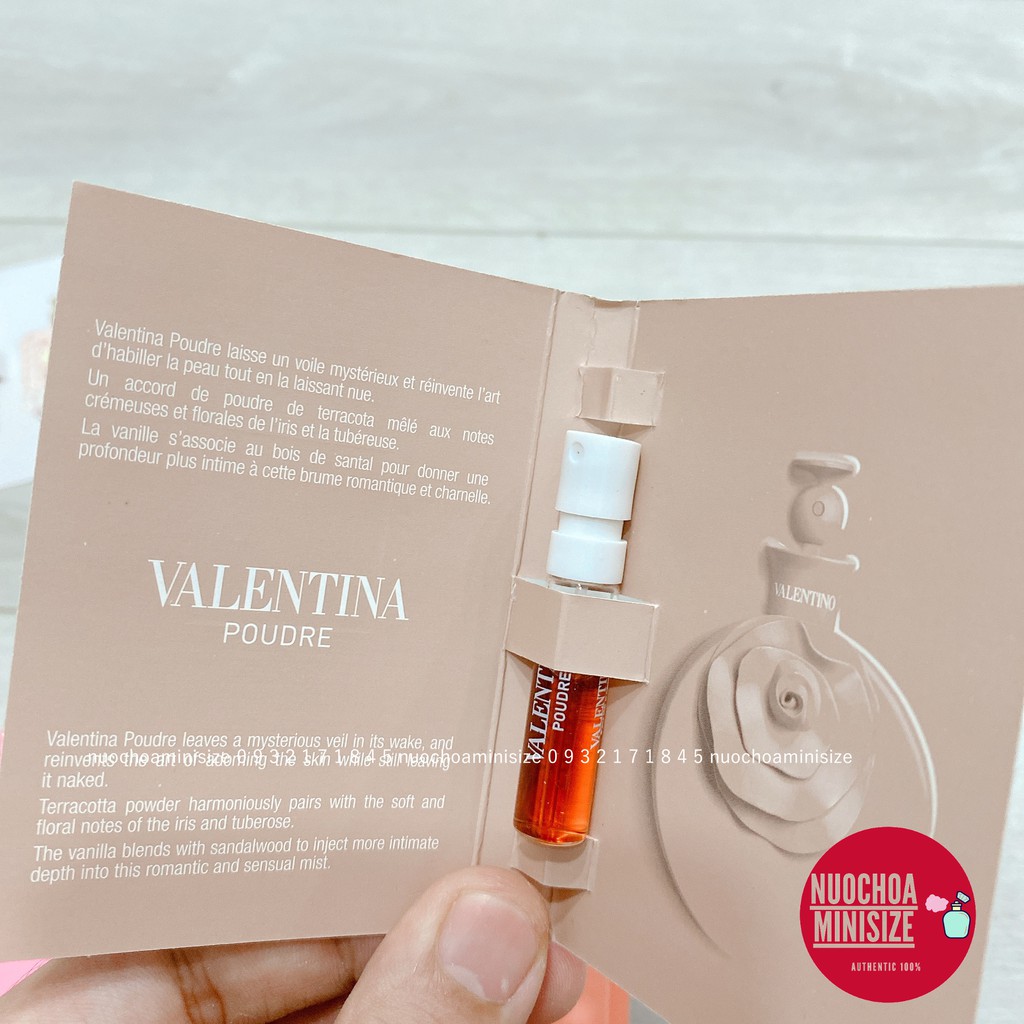 ❤ Vial Mẫu Thử Nước Hoa Valentino Donna - Valentina Poudre - Pink - Blush