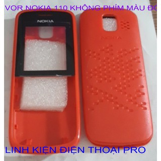VỎ NOKIA 110 KHÔNG PHÍM MÀU ĐỎ