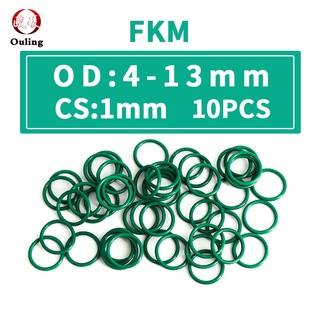 Set 10 Vòng Đệm Cao Su Hình Chữ o Dày 1mm Cho Máy Giặt od3 / 4 / 5 / 6 / 7 / 7.5 / 8 / 9 / 10 / 11 / 12 / 13 * 1mm