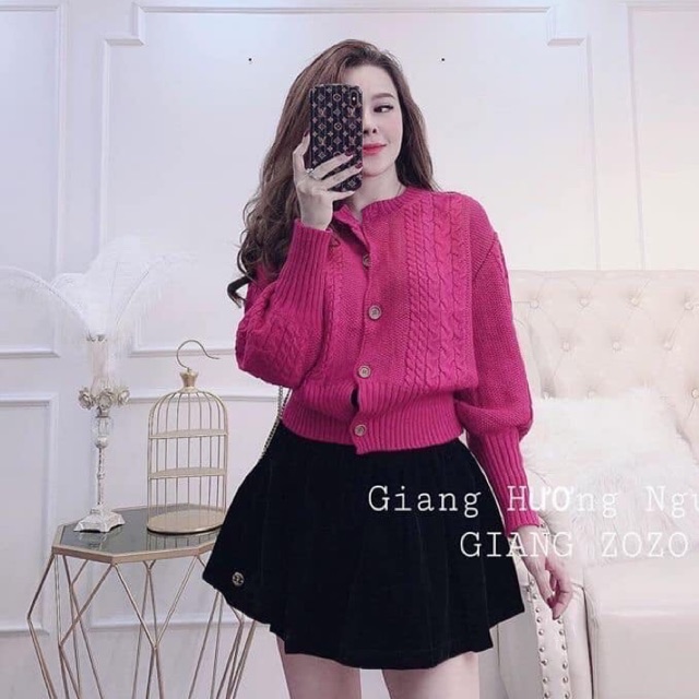 Áo len tay bồng len QC cực sang