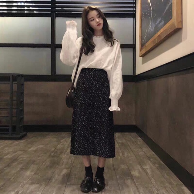 Áo somi trắng