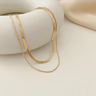 Vòng cổ bạc nữ đôi đẹp cá tính cặp dài 925 May Jewelry20 MJ036