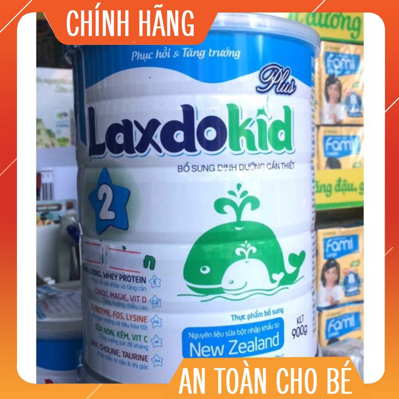 sữa bột Laxdokid 2 -900g date 2023