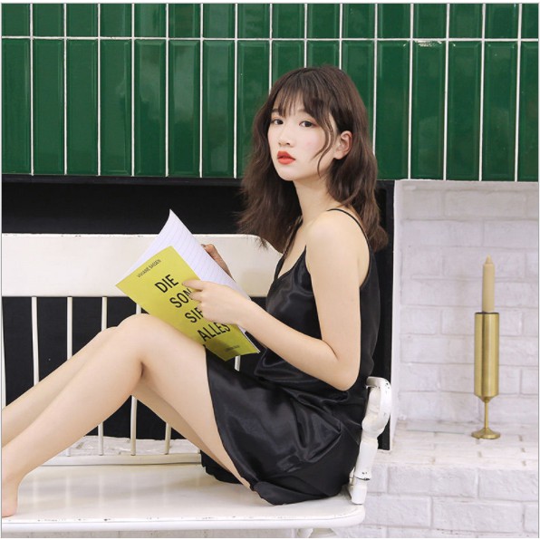 Đầm Ngủ Sexy❣️Váy Ngủ 2 Dây[FreeShip- Có Video Đẹp]❣️ Lụa Satin Mềm Mịn Quyến Rũ