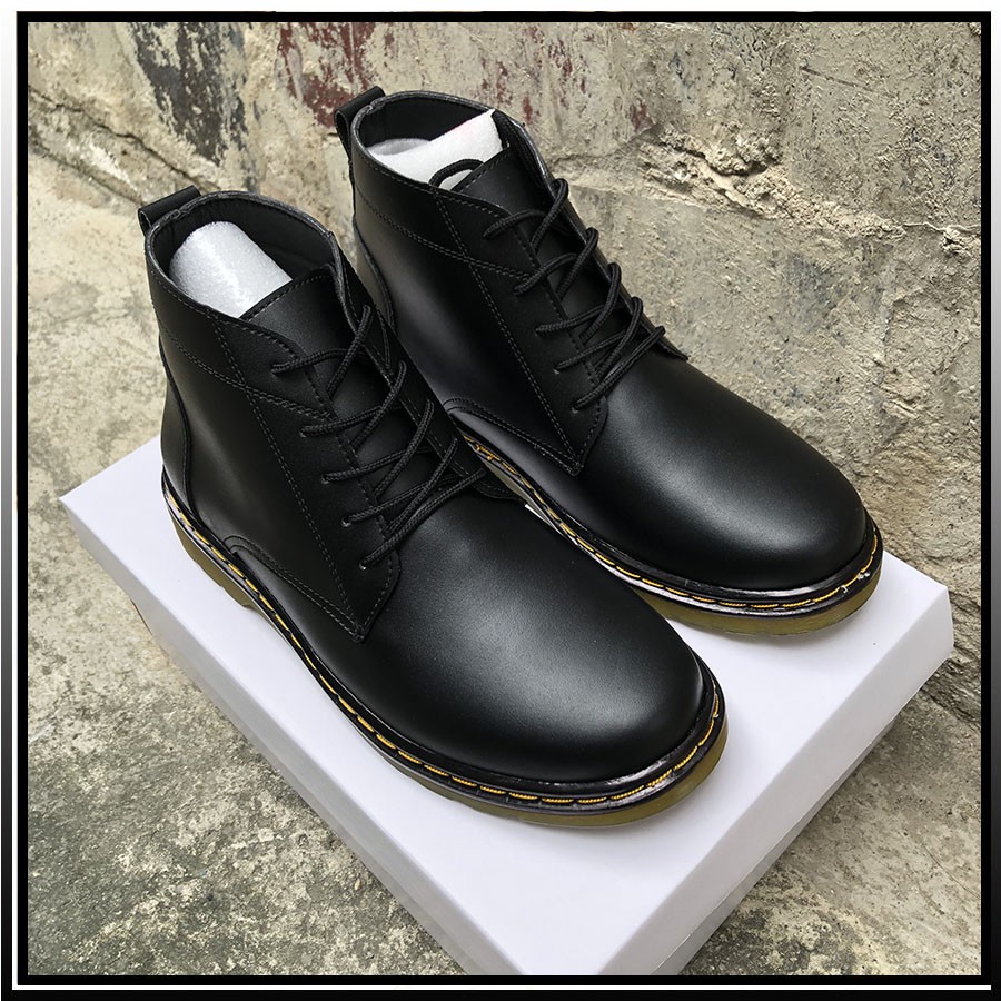 [ Hàng Cao Cấp ] High Dr.Boots Đế Khí Da Bò