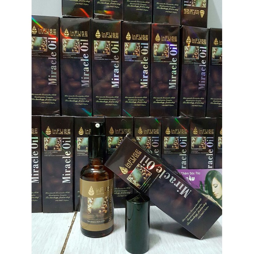 Tinh Dầu Dưỡng Tóc Cafe MIRACLE OIL 50ml | BigBuy360 - bigbuy360.vn