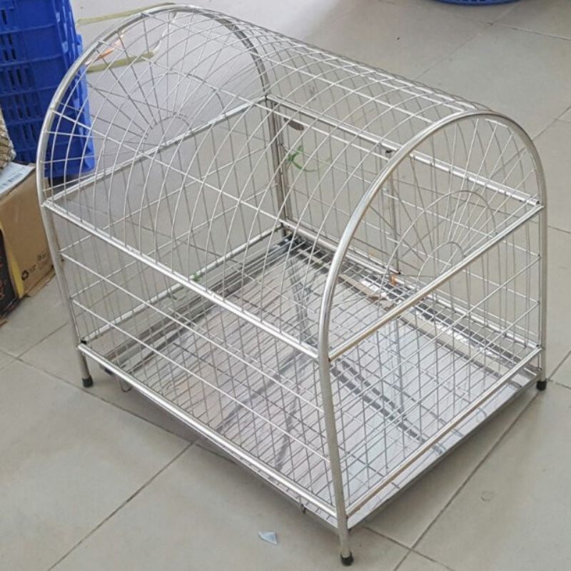 Lồng nuôi chó mèo inox 201 Lỗi 1 Đổi 1 Hỏng