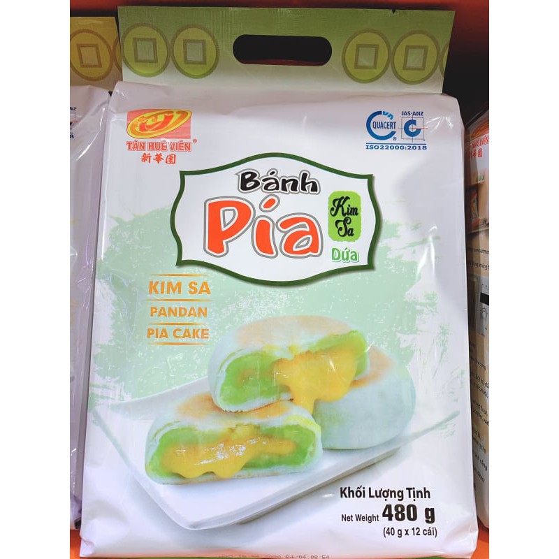 Bánh pía kim sa tan chảy 10 vị thơm ngon Tân Huê Viên