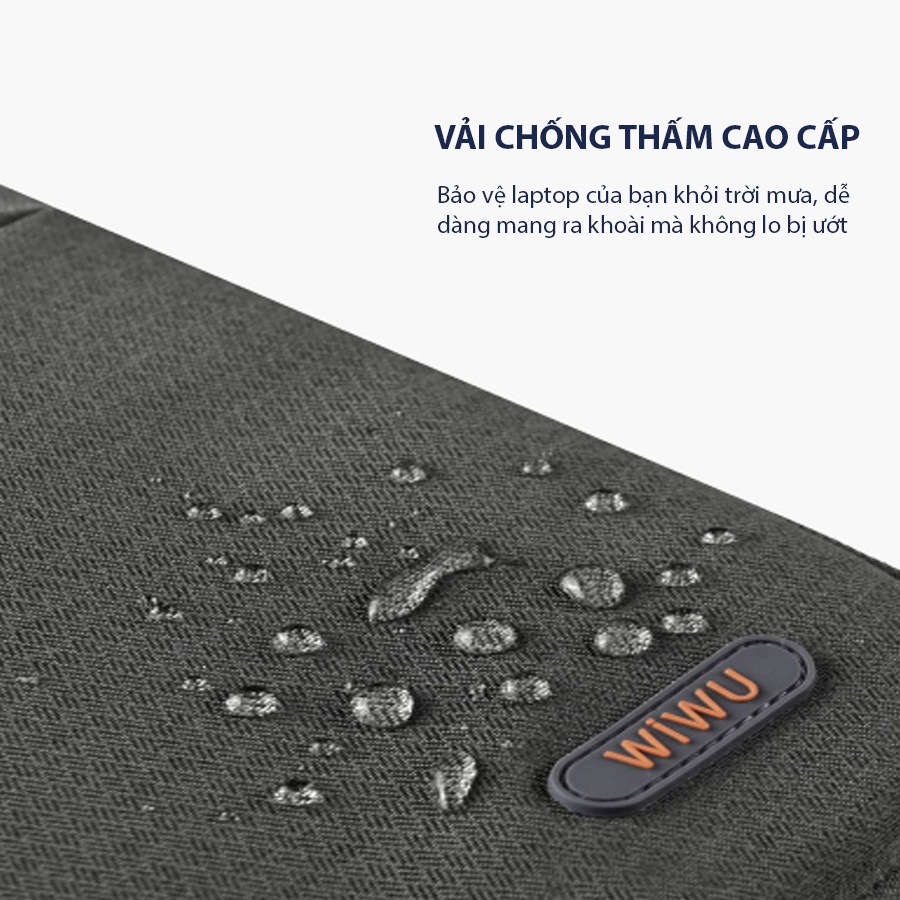 Túi chống sốc macbook laptop cao cấp Wiwu Pilot Sleeve