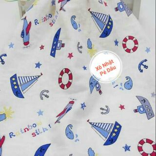 Vải xô nhật - Thuyền buồm 2 lớp
