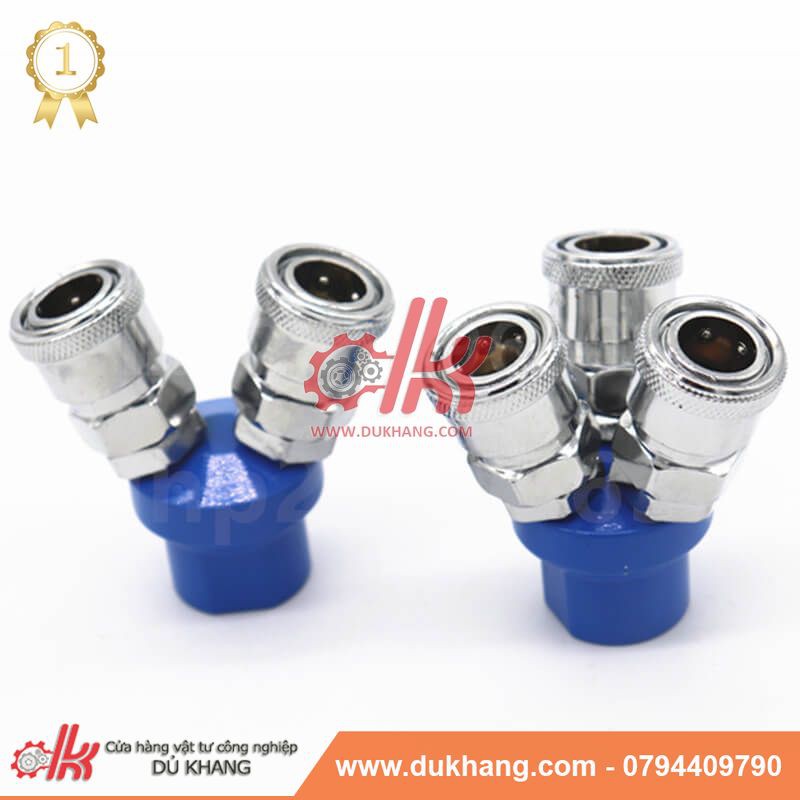 Khớp nối nhanh khí nén dạng tròn chia 2 3 (TQ)