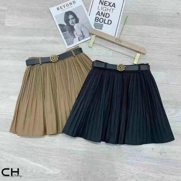 Chân váy xếp ly nhỏ ( kèm thắt lưng )  🎁