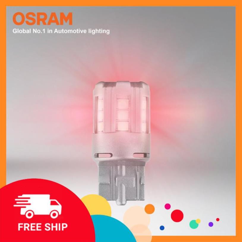 Giảm giá + Free Ship Bóng đèn led chân ghim nhỏ OSRAM STANDARD RETROFIT W21W 12v màu đỏ