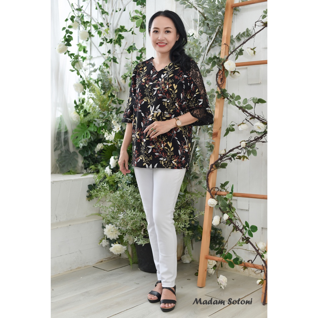Madam Sotoni - Thời trang trung niên - Áo kiểu nữ trung niên - MGLCT122