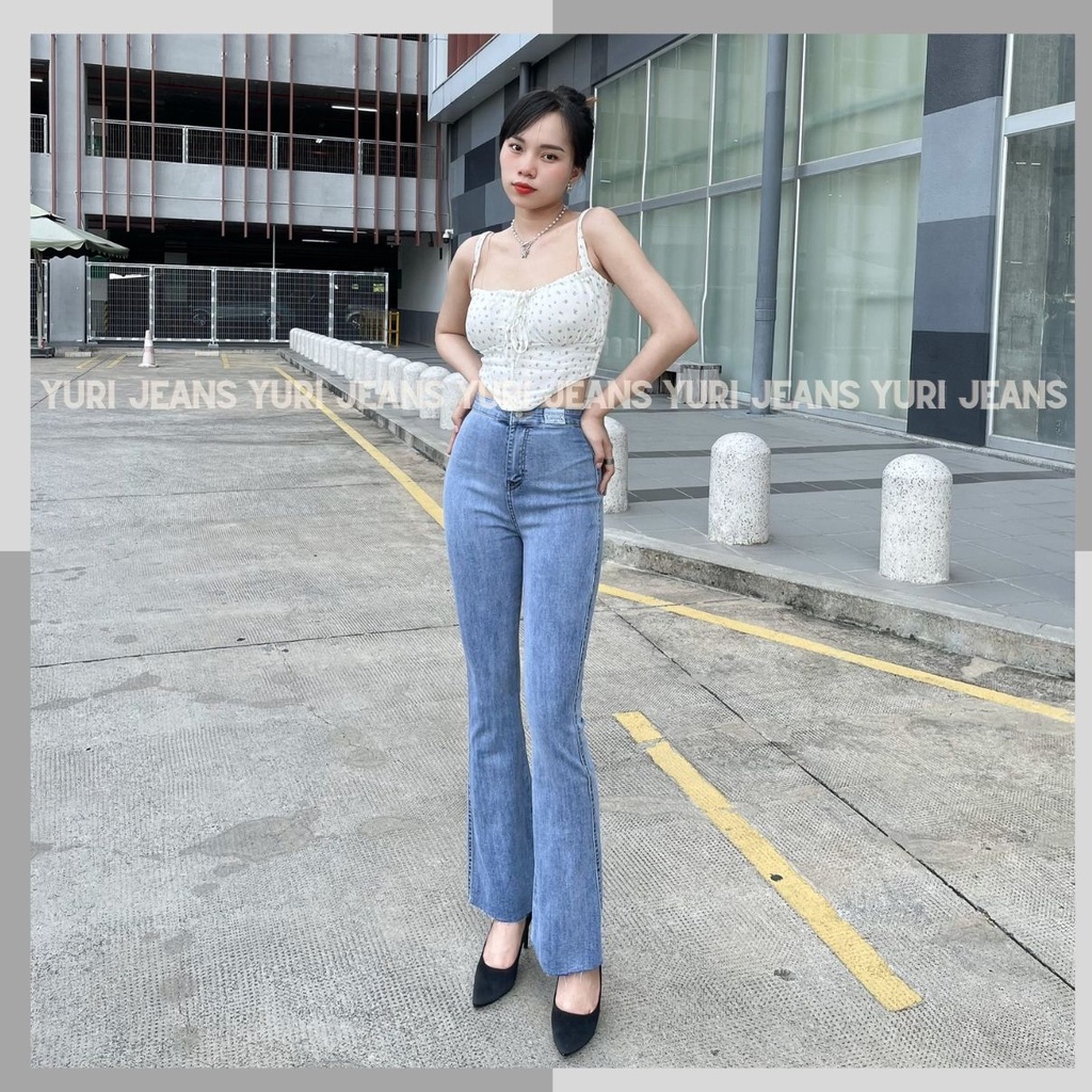 Quần Loe Nữ Lưng Cao Cạp Kiểu Chữ Fom Siêu Chuẩn Shop YuRi