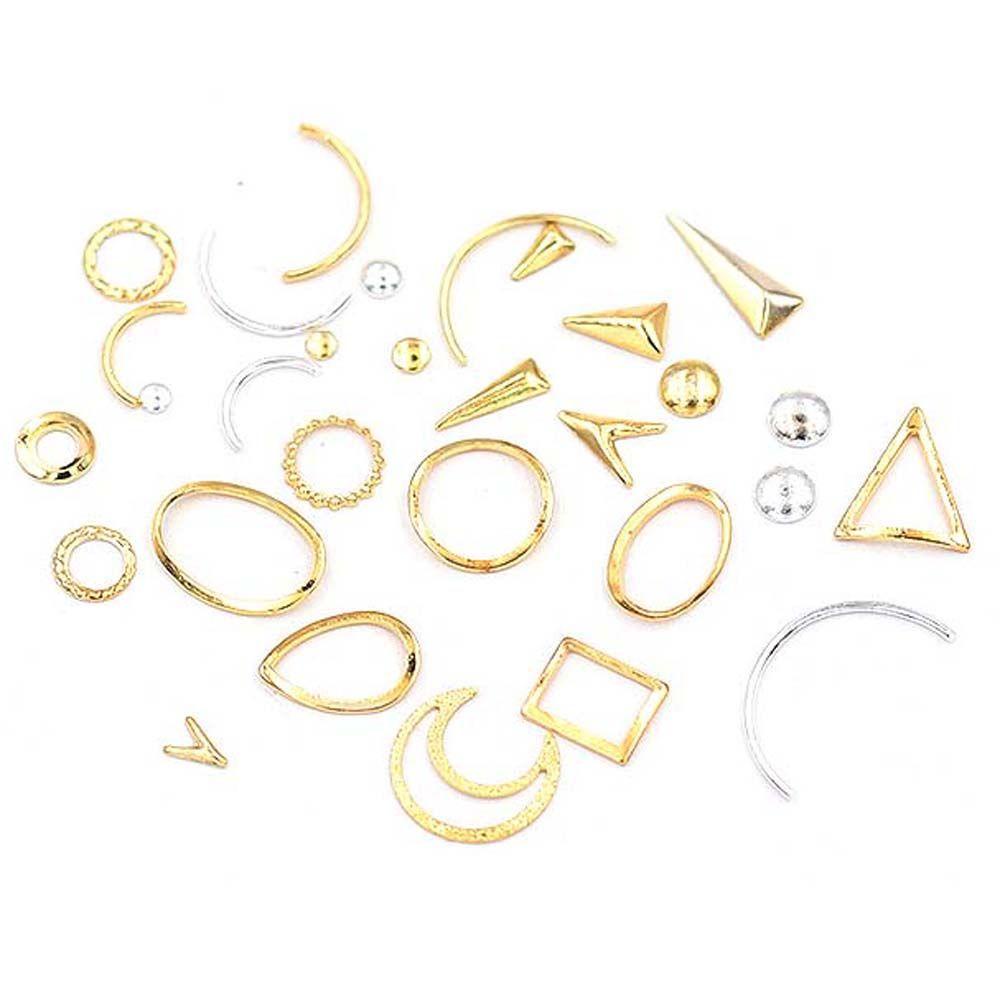 OCEANMAP Đá 3D Nhiều Màu Sắc Đính Móng Tay Nghệ Thuật Thời Trang