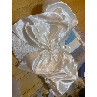 [Sẵn Hàng]♥️Áo Croptop Lụa Satin Buộc Nơ Trắng(ảnh thật)Size S,M,L