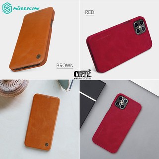 Bao da Nillkin Qin iPhone 12/ 12 Pro Max/ 12 Mini Chính hãng Có ngăn cài thẻ