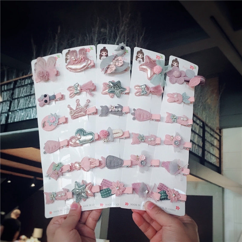 Set 6 Kẹp Tóc Xinh Xắn Dành Cho Bé Gái