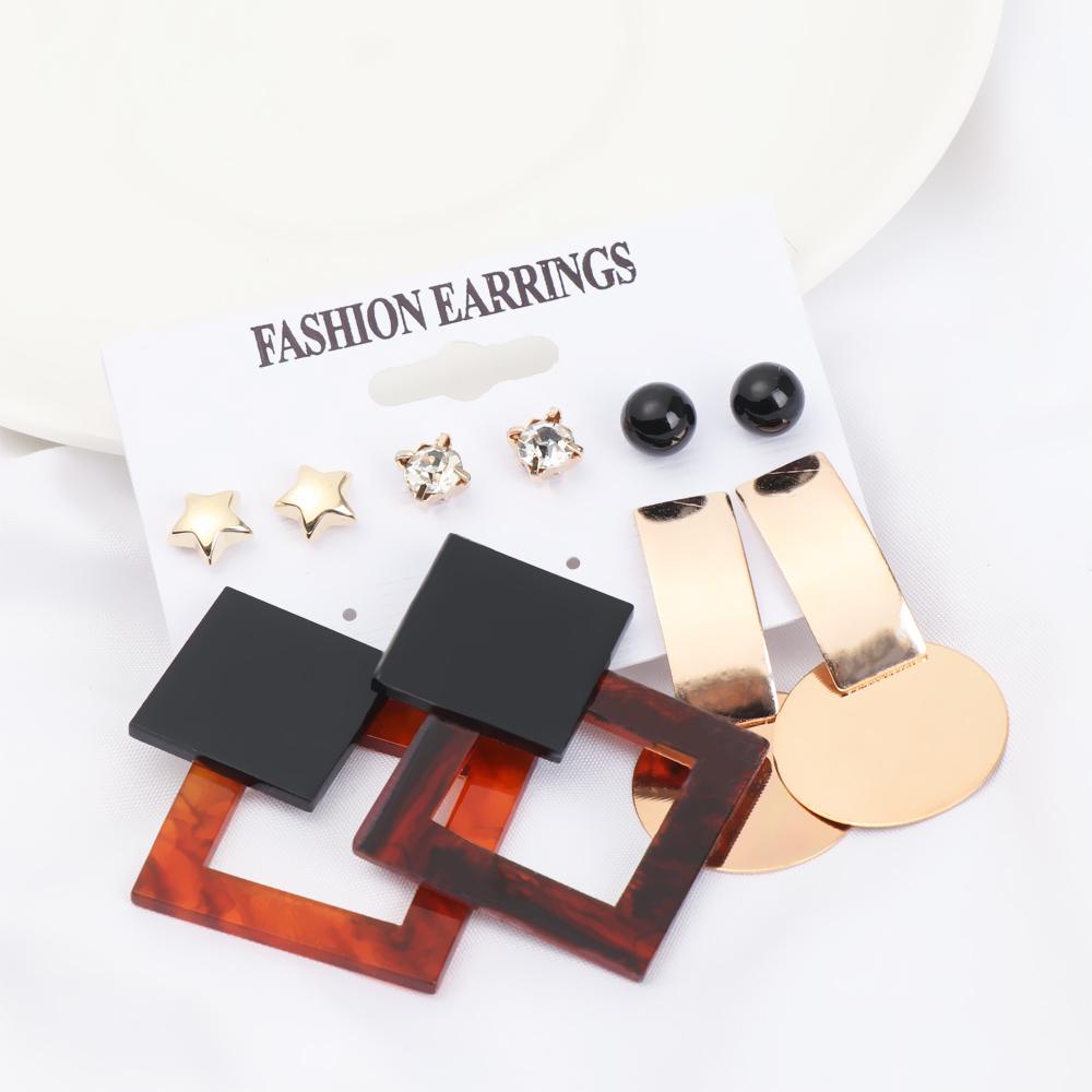 MELODG Set Bông Tai Tua Rua Thời Trang